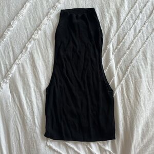 & Other Stories Black Turtle Neck tank top
